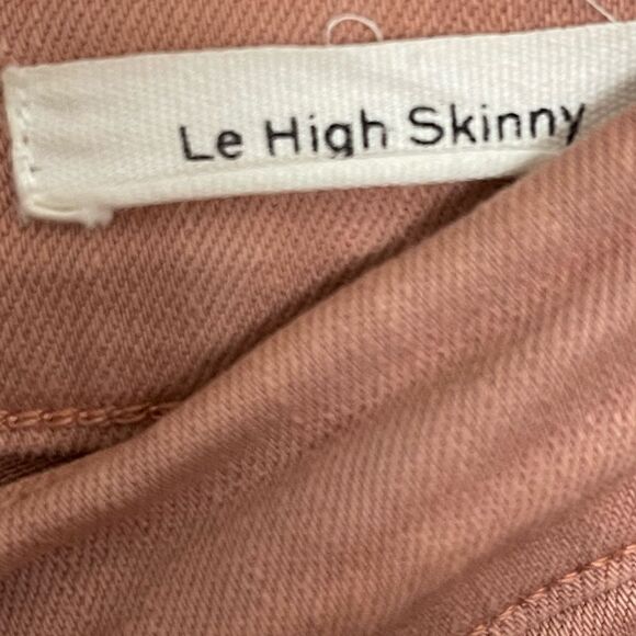 27. Frame Le High Skinny Jeans in Dusty Rose Size 26 - Picture 6 of 8